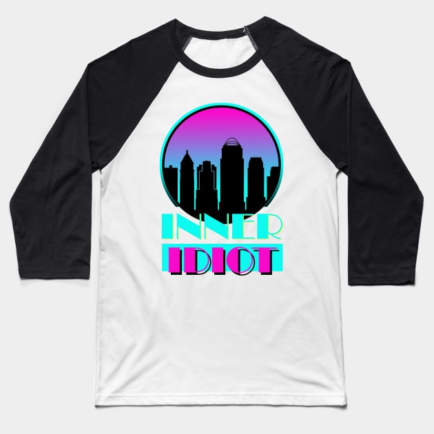 Cincinnati Vice Silhouette Baseball T-Shirt by Inner Idiot